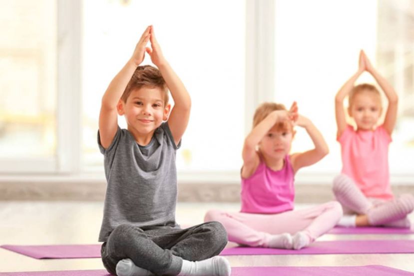 Covid-19, yoga para niños