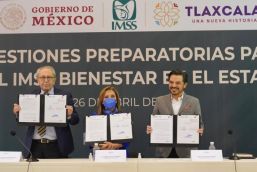 Firman acuerdo de servicios de salud con Tlaxcala