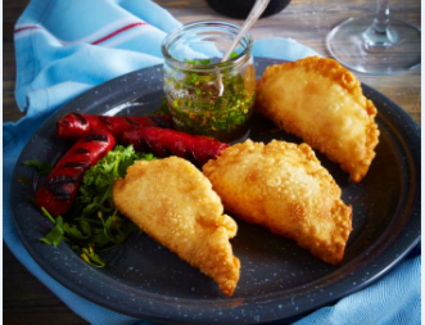 Empanadas de queso con chistorra