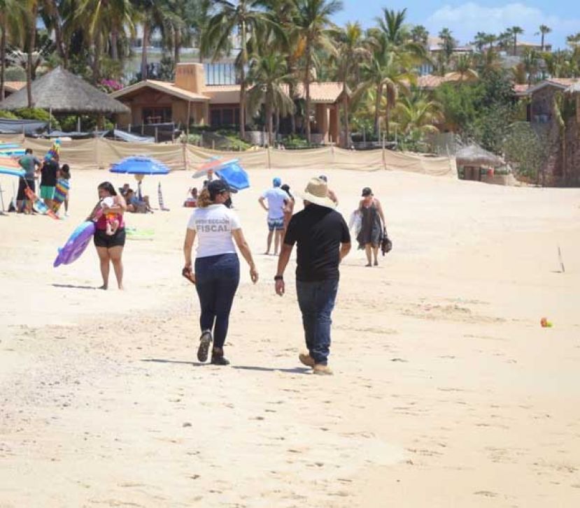 Revisan medidas sanitarias en playas