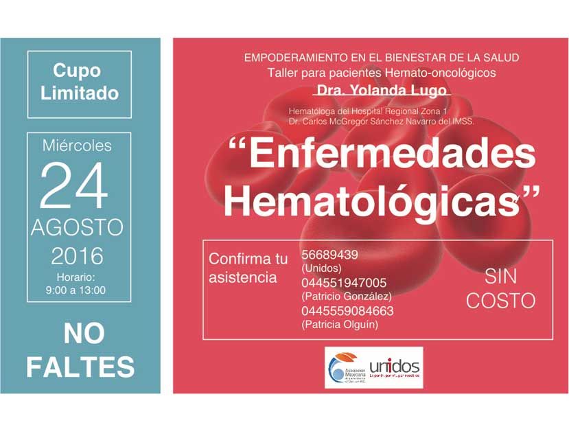 2do. Taller de Enfermedades Hematológicas