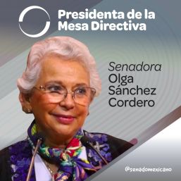 Olga Sánchez Cordero asume presidencia de la Mesa Directiva